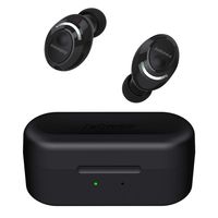 True Wireless Earbuds,Firefly Pro Sweatproof IPX5 Sport Earphones w/Intelligent Power Switch System,18 Hours Music,Qi-Enabled Wireless Charging,Transparency Mode Compatible with iPhone 11(Piano Black)