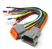 Deutsch DT 8-pin Pigtail Kit, 16AWG NMMA ABYC USCD Certified Boat RV Wire, 600V, Made in USA