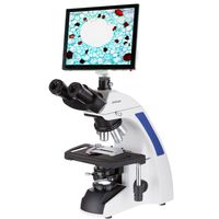 AmScope 40X-2500X Infinity Plan Laboratory Compound Microscope with LCD Touch Pad Screen