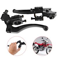 Left & Right Handle Bars Brake Clutch Handle Lever Perch For Honda C200 CR100 CR250 CR80R CRF100F CRF250L CRF450R XL100 XL250 XR100 XR250
