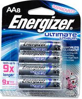Energizer AA Lithium Ion Batteries, 8 Count (3 Packs x 8 = 24)