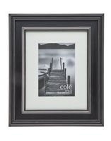 Philip Whitney Distressed Black Picture Frame 8x10 or 5x7 With Mat