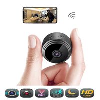 Mini WiFi Spy Hidden Camera，Portable Wireless HD 1080P Small Nanny Cop IP Cam Home Security Motion Detection Nigh Vision Remote View Video Recorder