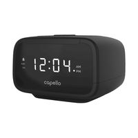 Capello Digital AM & FM Alarm Clock Radio - Black (CR15)