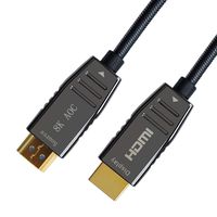 8K Optic Fiber HDMI 2.1 Cable 100FT, UHD HDR 8K 48Gbps,8K@60Hz 4K@120Hz Dynamic HDR 10, eARC, Dolby Vision, HDCP2.2, 4:4:4 Compatible with PS4,TV Box,Projector.8K TV.Etc
