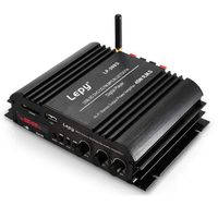 PolarLander Bluetooth HiFi Digital Stereo Amplifier 4-Channel Powerful Sound Compatible with Car Motorcycle Computer Speaker