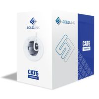 SolidLink SL604 UTP Solid Cable 23AWG LAN Network Ethernet RJ45 Wire, White
