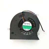 QUETTERLEE Replacement New Laptop Cooling fan for MSI GT62 GT62VR GT62 6RD 6RE 7RE MS-16L1 MS-16L2 MS-16L3 Terrans Force S5 S6 S5-A1 cooling fan cooler PABD19735BM N322 N395 fan