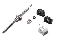 TEN-HIGH Ball Screw CNC Parts SFU2005 RM2005 20mm 1500mm with Metal Deflector Ball Screw nut BK/BF15 End Supports Ball NUT HOUSINGS 1pcs Coupler with end Machining, Length Approx 59.06inch / 1500mm