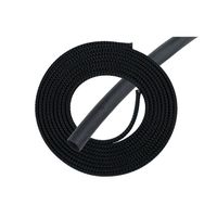 Phobya Simple Sleeve Kit 6mm (1/4") with Heatshrink, 2 Meter, Black