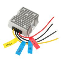 uxcell Voltage Converter Regulator DC/DC DC 10-32V to DC 12V 6A 72W Step Down/Up Transformer Waterproof