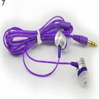 856store Waterproof Universal 3.5mm in-Ear Stereo Earbuds Headphone Earphone Headset for Cell Phone - Purple for iPhone, iPad, iPod, Mp3 Players, Samsung Etc