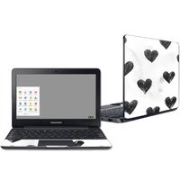 Mightyskins Skin Compatible with Samsung Chromebook 3 11.6" - Ink Hearts | Protective, Durable, and Unique Vinyl Decal Wrap Cover | Easy to Apply, Remove, and Change Styles | Made in The USA