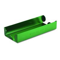 MMF Industries Rolled Coin Aluminum Tray with Denomination and Quantity Etched on Side, Green (211011002)