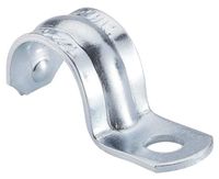Halex 26152 EMT ONE HOLE STRAP 20/BAG, 3/4", Silver