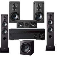 Sony STRDH590 5.2ch 4K AV Receiver with Complete 5.2 Surround Sound System