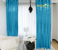 Sequin Curtains 2 Panels 96 inches Aqua Sequin Backdrop 4x8ft Turquoise Sparkle Backdrop Prom Backgrounds M0527