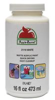 Apple Barrel Acrylic Paint in Assorted Colors (16 Ounce), 21119 White