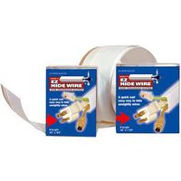 Large EZ HideWire Cable Raceway -Length: 50FT - Color: White