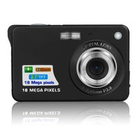 Fosa Mini Digital Camera with 2.7 Inch TFT LCD Display, 18 Mega Pixels Rechargeable Digital Students cameras Support HD 720P 8X Digital Zoom for Kids Adult Seniors Children (Black)