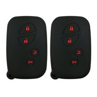 Coolbestda 2X Key Fob Full Covered Case Holder Skin Keyless Entry for Lexus RX350 IS250 GS300 GX460 GS460 IS350 is-C is-F LS600h ES350