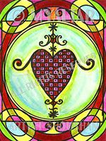 Erzulie Dantor Protection Love Vindication Voodoo 4"x6" Set of 6 Linen Postcards