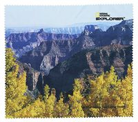 Microfiber Lens Cleaning Cloth Featuring Images from National Geographic, Mountains