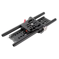 JTZ DP30 Universal Quick Release QR Baseplate 19mm Rod Rig for Follow Focus Matte Box Canon 5D III Sony A7 II GH4/5/5s FS5/7 Blackmagic Ursa Mini BMPCC 4K DSLR Camcorder Cameras, Arri Rosette Mount