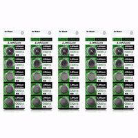 S&MO CR2016 LM2016 BR2016 DL2016 KCR2016 3V Button Coin Cells Battery Bulk Lot 25 Pcs