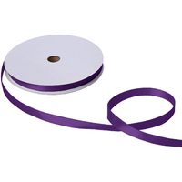 Jillson Roberts Bulk 5/8-Inch Double Faced Satin Ribbon Available in 21 Colors, Purple, 100 Yard Spool (BFR0903)