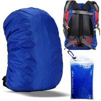 Gryps Waterproof Backpack Rain Cover with Adjustable Anti Slip Buckle Strap & Sliver Coating Reinforced Inner Layer for Camping, Hiking, Traveling, Hunting, Biking and More, 70-80L(Sapphire Blue)