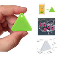 evelove New Ultra-Thin Triangle Smart Mini Bluetooth Tag Tracker Key Wallet Pet Child Finder GPS Locator Alarm Baby Wearables