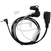 Tenq Advanced Nipple Covert Acoustic Tube Bodyguard FBI Earpiece Headset for Motorola Cobra Talkabout Walkie Talkie Two Way Radio 1pin