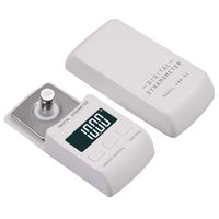 Neoteck Digital Turntable Stylus Force Scale Gauge 0.01g/100g Blue LCD Backlight for Tonearm Phono Cartridge - White