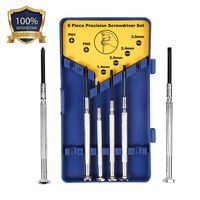 6PCS Precision Screwdriver Set, Small Screwdriver Set for Electronics, Toys, Computer, Watch Repair by Longshy.