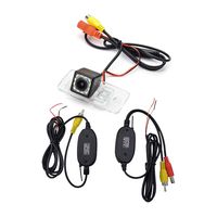 aSATAH 2.4G Wireless Car Rear View Camera for Audi A3 A4 S4 RS4 A6 C6 S6 RS6 A8 S8 Q7/Q7 DTI & Vehicle Camera Waterproof and Shockproof Reversing Backup Camera (12 LED)