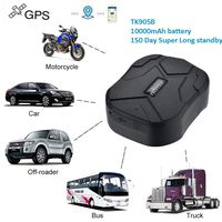 Magnetic GPS Tracker for Vehicles,10000mAh Car Locator Real Time GPS Tracker for Car Motorcycles Trucks Vehicles TK905B