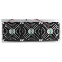 Semiconductor Cooler, 20A 12V Thermoelectric Cooler Made of Aluminum + Plastic for Plate Cooling, pet Bed Cooling, Test Bench and Small Room Cooling, DIY Mini Fridge