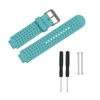 Cicitop Silicone Watch Band Replacement Wrist Band for Garmin Forerunner230/235/630/735 GPS Watch（Teal）