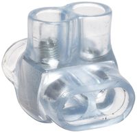 Morris Products 97312 Multi-Cable Connector, Insulated, Dual Entry, Clear, 2 Ports, 4 - 14 Wire Range