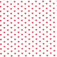 Tiny Red Hearts on White Tissue Paper XND-077