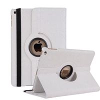 iPad Air 2 Cases and Cover, SorbSun 360 Degree Rotating PU Leather Flip Folio Stand Cases Cover Auto Sleep/Wake Feature for Apple iPad Air 2,White