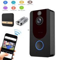 Waterproof Video Doorbell,KOBWA Wireless Video Doorbell 1080 P HD WiFi Security Camera, Real-Time Two-Way Talk and Video, Night Vision, PIR Motion Detection for iOS, Android
