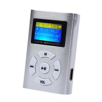 Zippem Monochrome Screen Button Plug-in Card MP3 Charging Portable Mini Music Player MP3 & MP4 Players