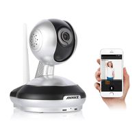 ANNKE HD720P Wireless IP Security Camera System for House, 2 Way Audio, Motion Detect, Phone Push Alarm