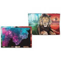Mightyskins Skin Compatible with Microsoft Surface Pro 6 Tablet - Split Lion | Protective, Durable, and Unique Vinyl Decal Wrap Cover | Easy to Apply, Remove, and Change Styles | Made in The USA