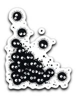 Threads Basket Soot Sprites Spirited Away Ghibli Inspired Vinyl Decal Sticker 3''x4''