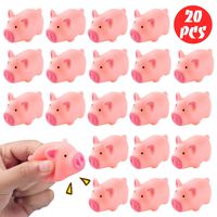 POPLAY Rubber Pig Baby Bath Toy for Kid,20 PCS