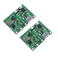 2PCS Lithium Li-ion 18650 3.7V 4.2V Battery Charger Board DC-DC Step Up Boost Module TP4056 DIY Kit Parts