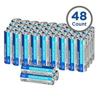 Westinghouse Alkaline AA Batteries (Bulk Pack 48 Count), Leak-Proof & Long-Lasting Technology Double A Primary Batteries with Lasting Power for High Drain Devices (Non-Rechargeable)
